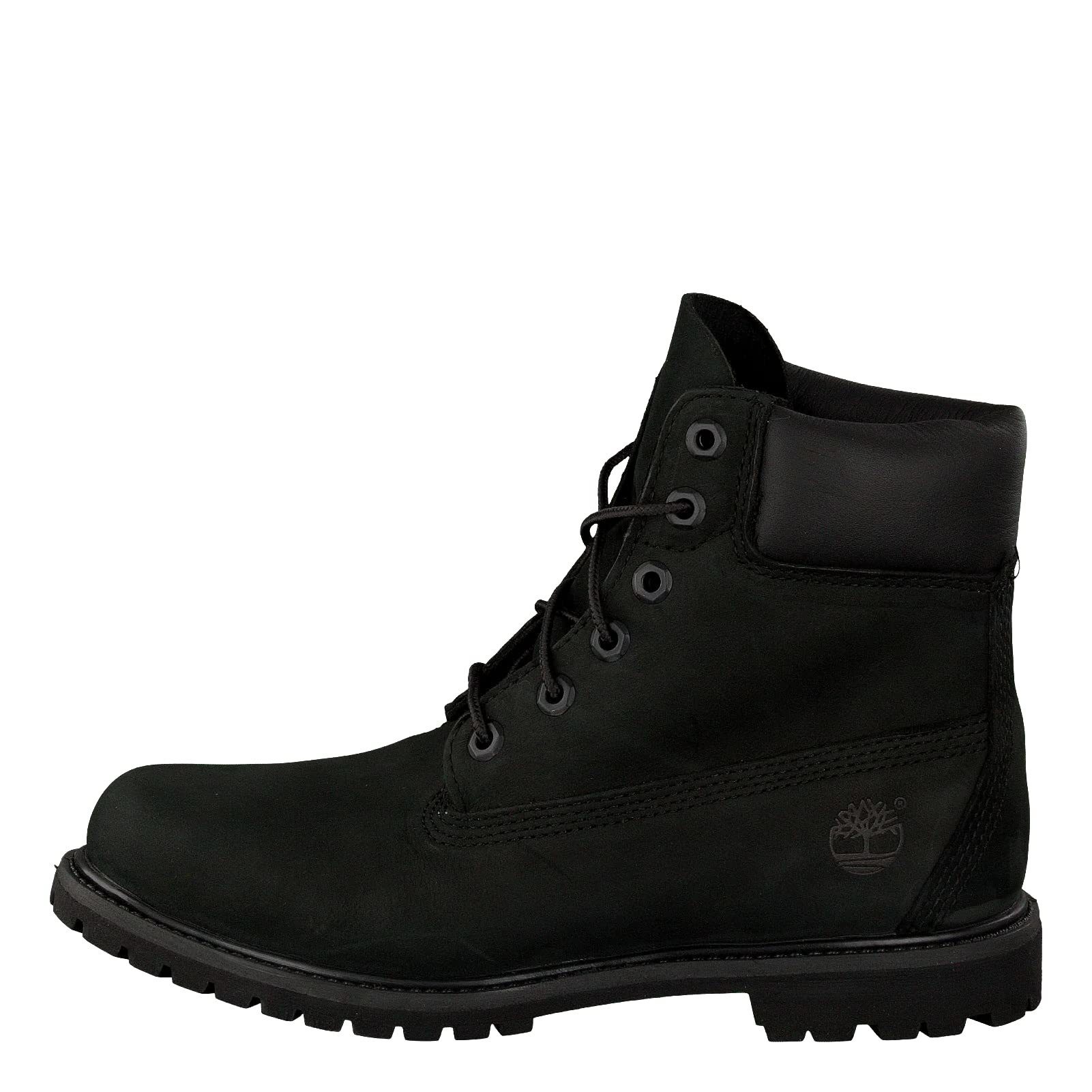 Timberland 6" Premium Boot Black Nubuck 7 D - Wide